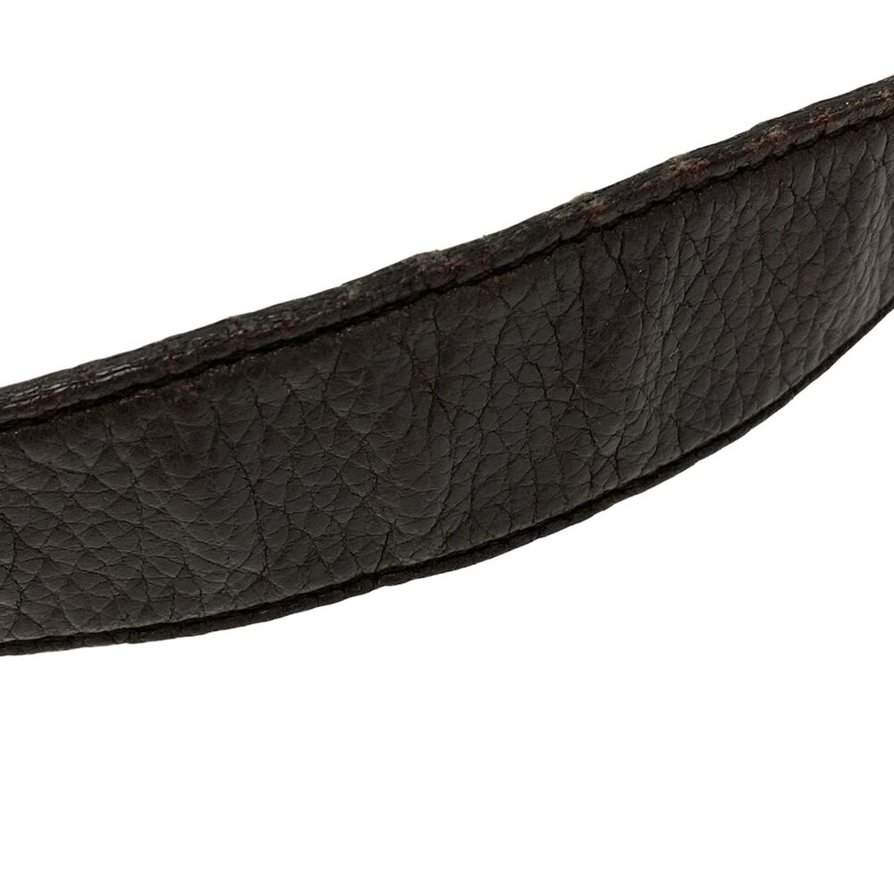 Gucci Interlocking G/GG Shoulder Bag 257292 Dark Brown Black Jacquard Leather - Picture 12 of 15
